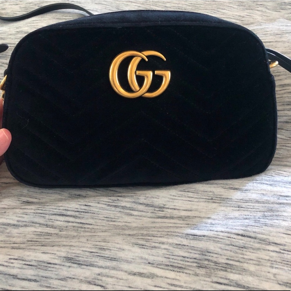 Gucci GG Marmont Velvet Crossbody